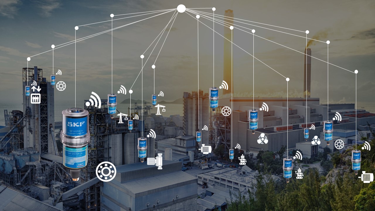 斯凯孚数字化单点润滑器开启5G润滑新纪元